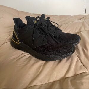 Adidas Ultraboost 20 Black and Gold